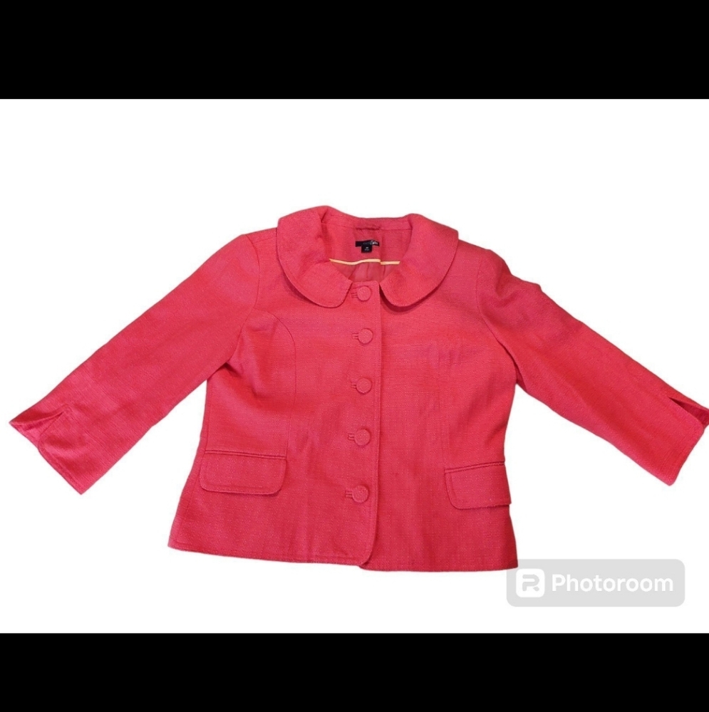 East Fifth Coral Blazer Womans Sz Medium